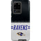 NFL Baltimore Ravens White Striped Galaxy S20 Ultra 5G Pro Case