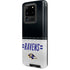 NFL Baltimore Ravens White Striped Galaxy S20 Ultra 5G Pro Case
