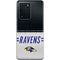 NFL Baltimore Ravens White Striped Galaxy S20 Ultra 5G Skin