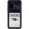 NFL Baltimore Ravens White Striped Galaxy S20 Waterproof Case