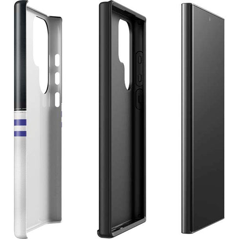 NFL Baltimore Ravens White Striped Galaxy S23 Ultra Pro Case