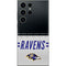 NFL Baltimore Ravens White Striped Galaxy Skins