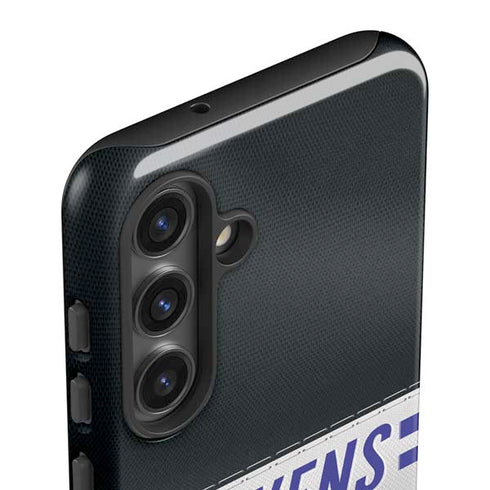 NFL Baltimore Ravens White Striped Galaxy S25 Impact Case
