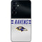 NFL Baltimore Ravens White Striped Galaxy S25 Plus Skin