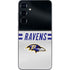 NFL Baltimore Ravens White Striped Galaxy S25 Plus Skin