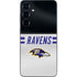 NFL Baltimore Ravens White Striped Galaxy S25 Skin