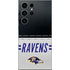 NFL Baltimore Ravens White Striped Galaxy S24 Ultra Skin