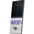 NFL Baltimore Ravens White Striped Galaxy S24 Ultra Skin