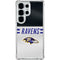 NFL Baltimore Ravens White Striped Galaxy S25 Ultra Clear Case