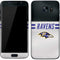 NFL Baltimore Ravens White Striped Galaxy S7 Skin