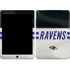 NFL Baltimore Ravens White Striped iPad Skins