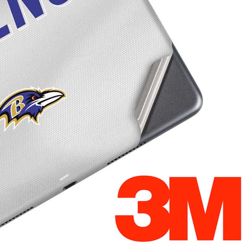 NFL Baltimore Ravens White Striped iPad Skins