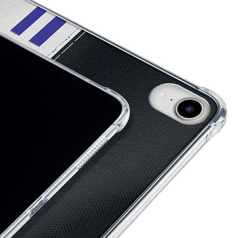 NFL Baltimore Ravens White Striped iPad 11th Gen (2025) Clear Case