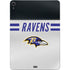NFL Baltimore Ravens White Striped Apple iPad Air Skin