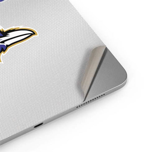 NFL Baltimore Ravens White Striped Apple iPad Air Skin