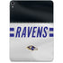 NFL Baltimore Ravens White Striped Apple iPad Pro Skin