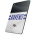 NFL Baltimore Ravens White Striped Apple iPad Pro Skin