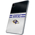 NFL Baltimore Ravens White Striped iPad Pro 11in (2024) Clear Case