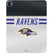 NFL Baltimore Ravens White Striped iPad Pro 13in M4 (2024) Skin