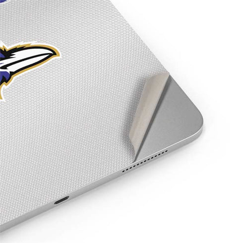 NFL Baltimore Ravens White Striped iPad Pro 13in M4 (2024) Skin