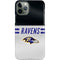 NFL Baltimore Ravens White Striped iPhone 11 Pro Lite Case