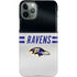 NFL Baltimore Ravens White Striped iPhone 11 Pro Lite Case