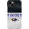 NFL Baltimore Ravens White Striped iPhone 15 Impact Case