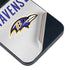 NFL Baltimore Ravens White Striped iPhone 15 Skin