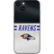 NFL Baltimore Ravens White Striped iPhone 15 Skin