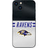 NFL Baltimore Ravens White Striped iPhone 15 Skin