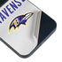 NFL Baltimore Ravens White Striped iPhone 15 Skin