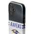 NFL Baltimore Ravens White Striped iPhone 16 Plus Impact Case