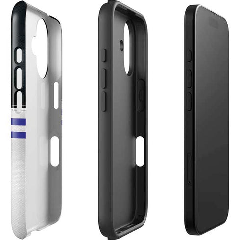 NFL Baltimore Ravens White Striped iPhone 16 Plus Impact Case