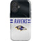 NFL Baltimore Ravens White Striped iPhone 16 Plus Magsafe Impact Case