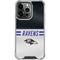 NFL Baltimore Ravens White Striped iPhone 16 Pro Clear Case