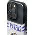 NFL Baltimore Ravens White Striped iPhone 16 Pro Impact Case