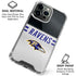 NFL Baltimore Ravens White Striped iPhone 16 Pro Max Clear Case