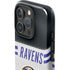 NFL Baltimore Ravens White Striped iPhone 16 Pro Max Impact Case
