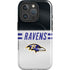 NFL Baltimore Ravens White Striped iPhone 16 Pro Max Magsafe Impact Case