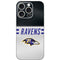 NFL Baltimore Ravens White Striped iPhone 16 Pro Skin