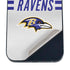 NFL Baltimore Ravens White Striped iPhone 16 Skin