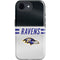 NFL Baltimore Ravens White Striped iPhone 16e Impact Case