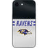 NFL Baltimore Ravens White Striped iPhone 16e Skin