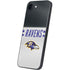 NFL Baltimore Ravens White Striped iPhone 16e Skin