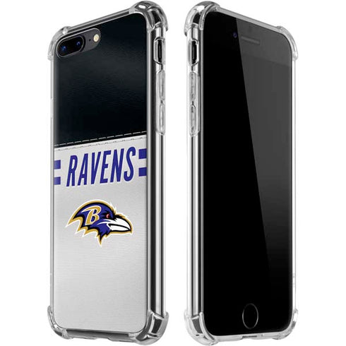 NFL Baltimore Ravens White Striped iPhone Cases
