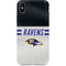 NFL Baltimore Ravens White Striped iPhone 8 Pro Case
