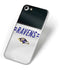 NFL Baltimore Ravens White Striped iPhone 8 Skin