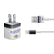 NFL Baltimore Ravens White Striped iPhone Charger (5W USB) Skin