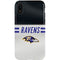 NFL Baltimore Ravens White Striped iPhone XR Pro Case