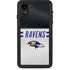 NFL Baltimore Ravens White Striped iPhone Cases